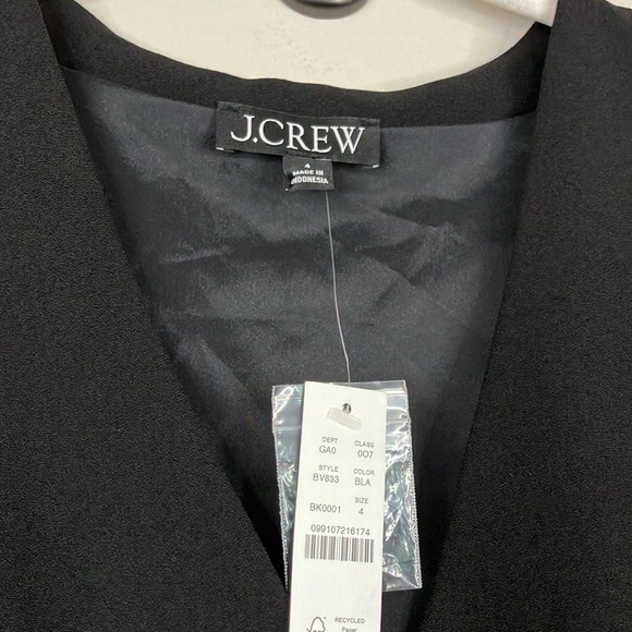 J Crew slim fit tuxedo vest in city crepe - Picture 4 of 8